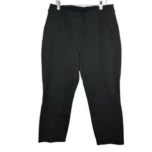 Spanx Slimming Pull on Pants Black Office Career Ankle‎ Wide Leg. Size Large